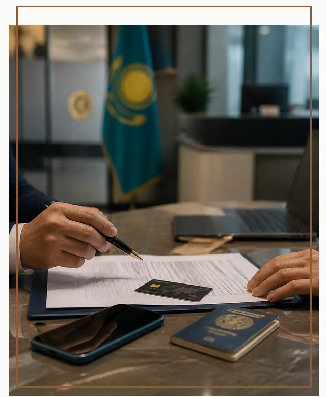 Открытие счета и банковской карты в Казахстане в Приморско-Ахтарске